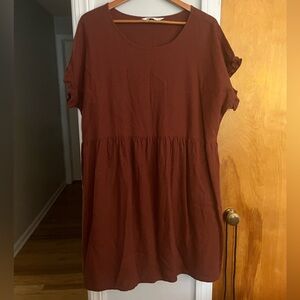 Sonoma XL Rust brown dress